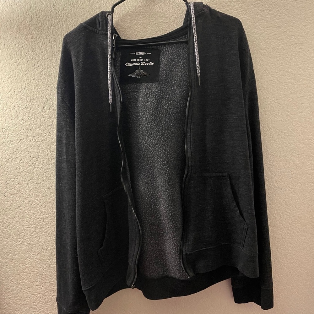 oversized zip up jacket